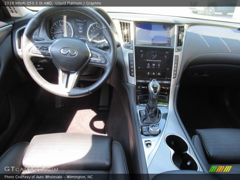 Liquid Platinum / Graphite 2018 Infiniti Q50 3.0t AWD