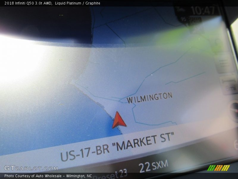 Liquid Platinum / Graphite 2018 Infiniti Q50 3.0t AWD