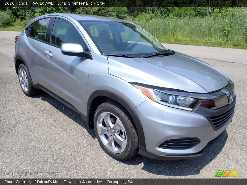 Lunar Silver Metallic / Gray 2020 Honda HR-V LX AWD