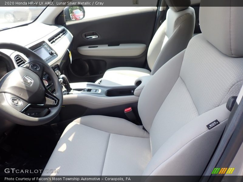 Lunar Silver Metallic / Gray 2020 Honda HR-V LX AWD