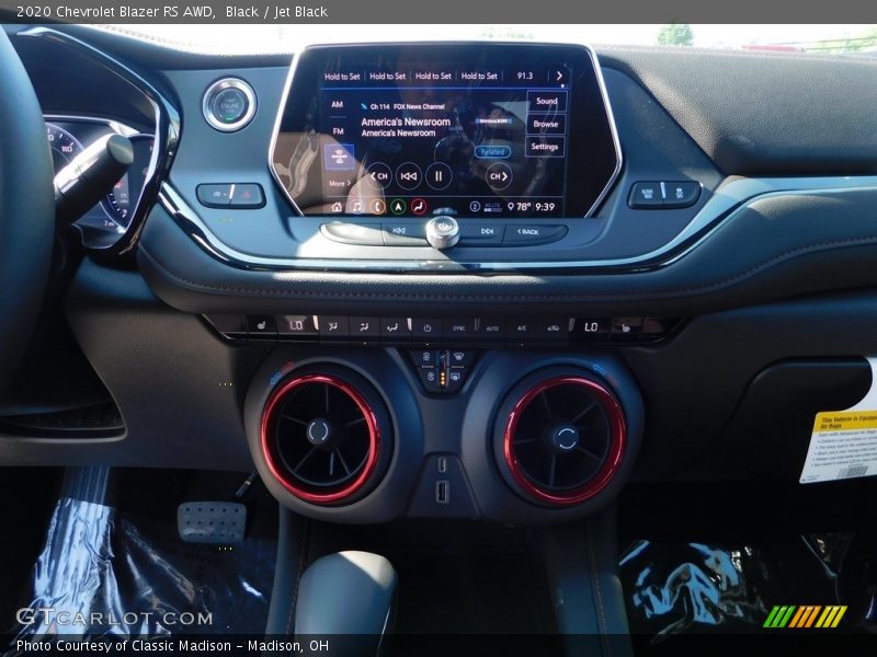 Black / Jet Black 2020 Chevrolet Blazer RS AWD