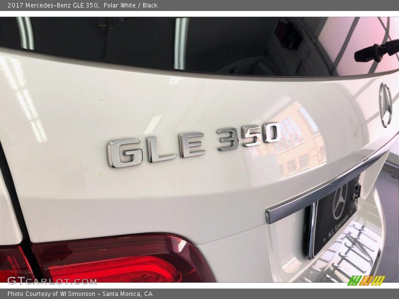 Polar White / Black 2017 Mercedes-Benz GLE 350