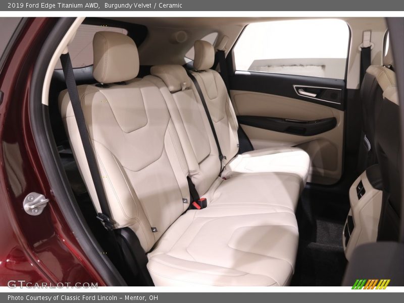 Burgundy Velvet / Ceramic 2019 Ford Edge Titanium AWD