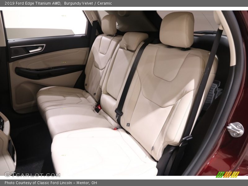 Burgundy Velvet / Ceramic 2019 Ford Edge Titanium AWD