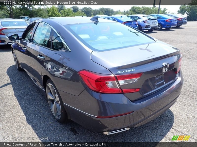 Modern Steel Metallic / Gray 2020 Honda Accord Touring Sedan
