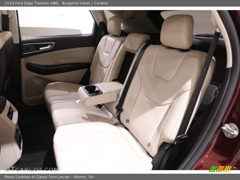 Burgundy Velvet / Ceramic 2019 Ford Edge Titanium AWD