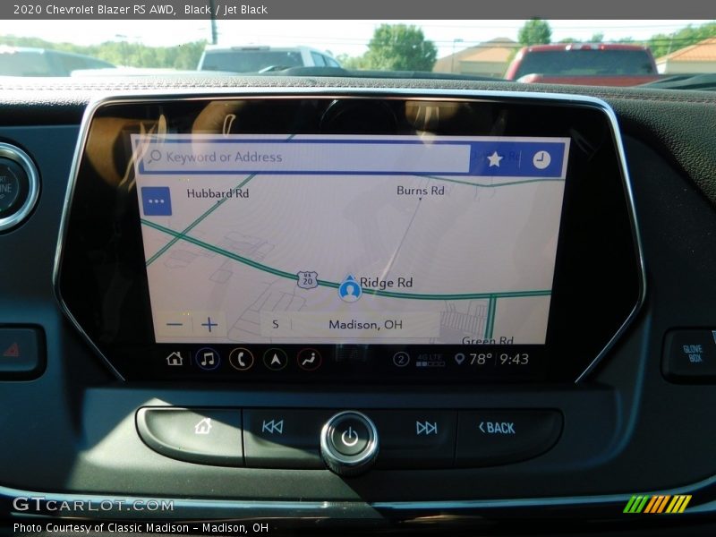 Black / Jet Black 2020 Chevrolet Blazer RS AWD