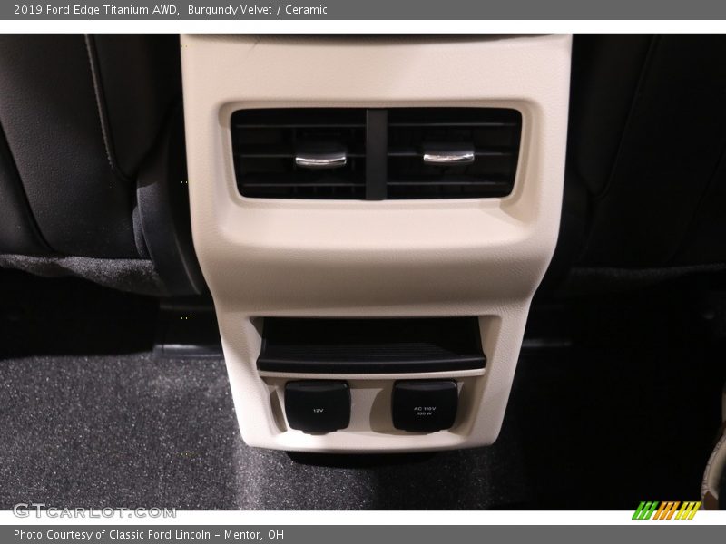 Burgundy Velvet / Ceramic 2019 Ford Edge Titanium AWD