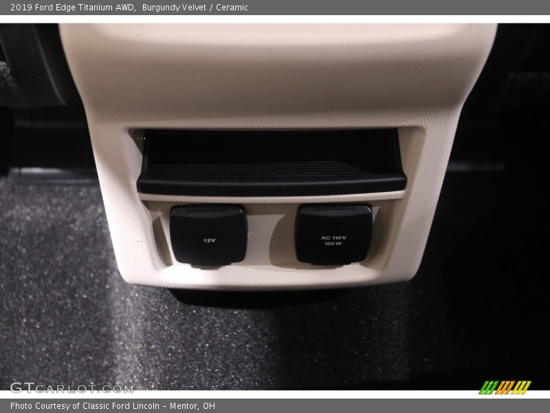 Burgundy Velvet / Ceramic 2019 Ford Edge Titanium AWD