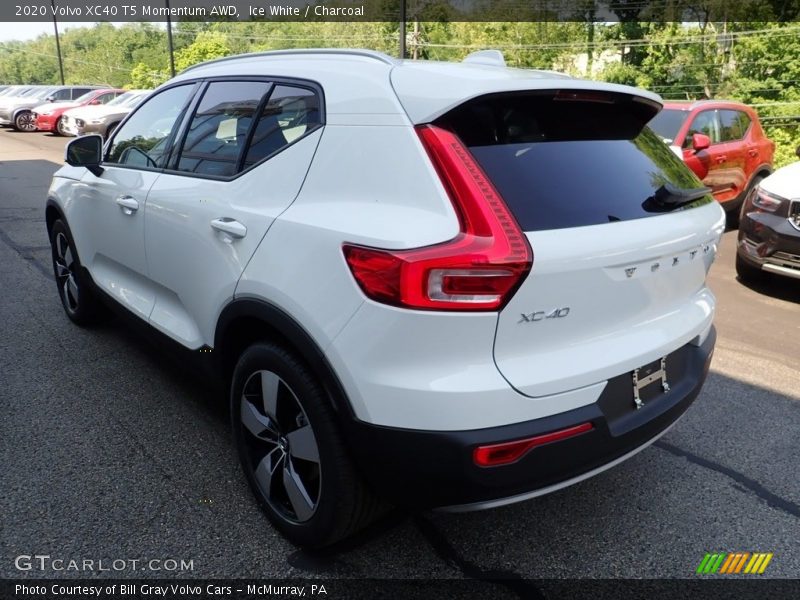 Ice White / Charcoal 2020 Volvo XC40 T5 Momentum AWD