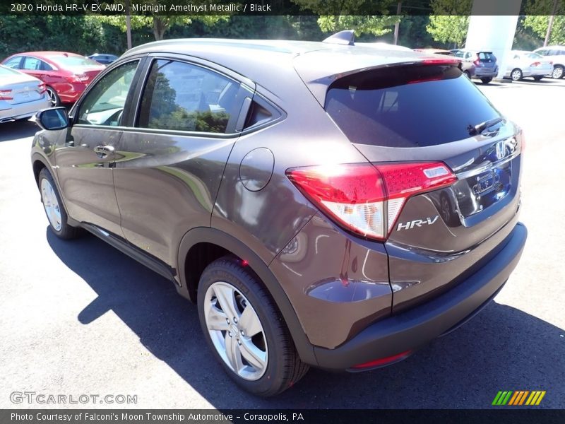 Midnight Amethyst Metallic / Black 2020 Honda HR-V EX AWD