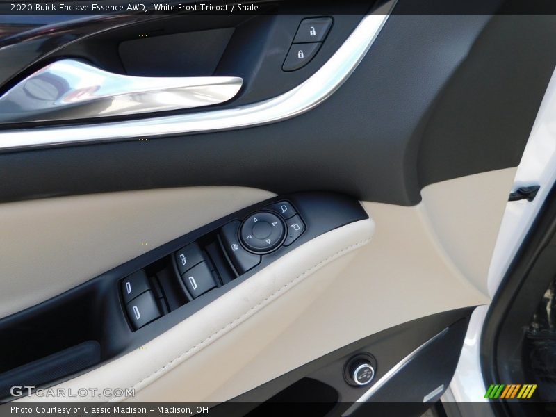 White Frost Tricoat / Shale 2020 Buick Enclave Essence AWD