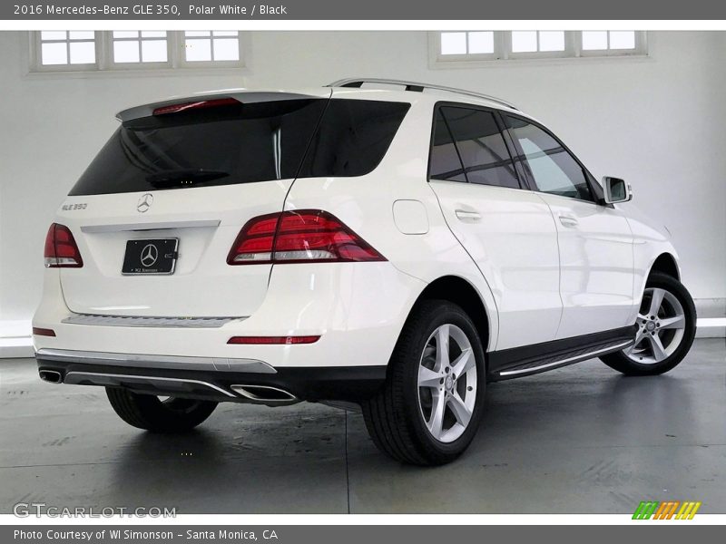 Polar White / Black 2016 Mercedes-Benz GLE 350
