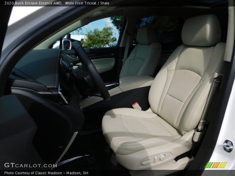 White Frost Tricoat / Shale 2020 Buick Enclave Essence AWD