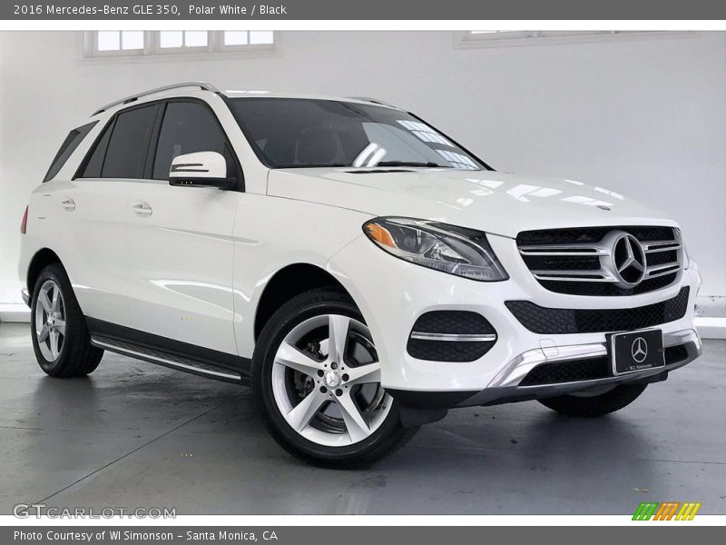 Polar White / Black 2016 Mercedes-Benz GLE 350