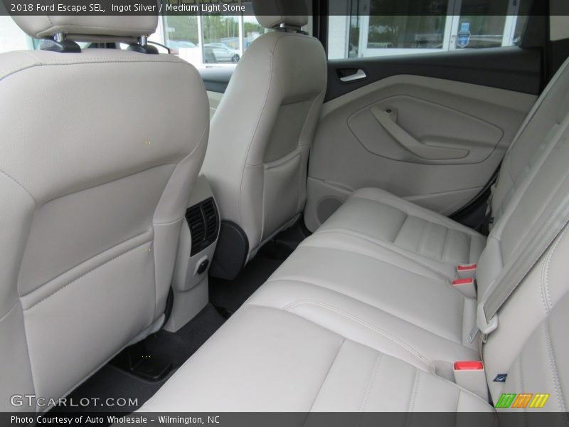 Ingot Silver / Medium Light Stone 2018 Ford Escape SEL
