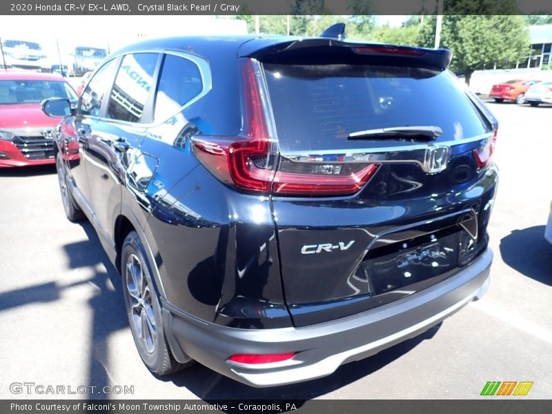 Crystal Black Pearl / Gray 2020 Honda CR-V EX-L AWD