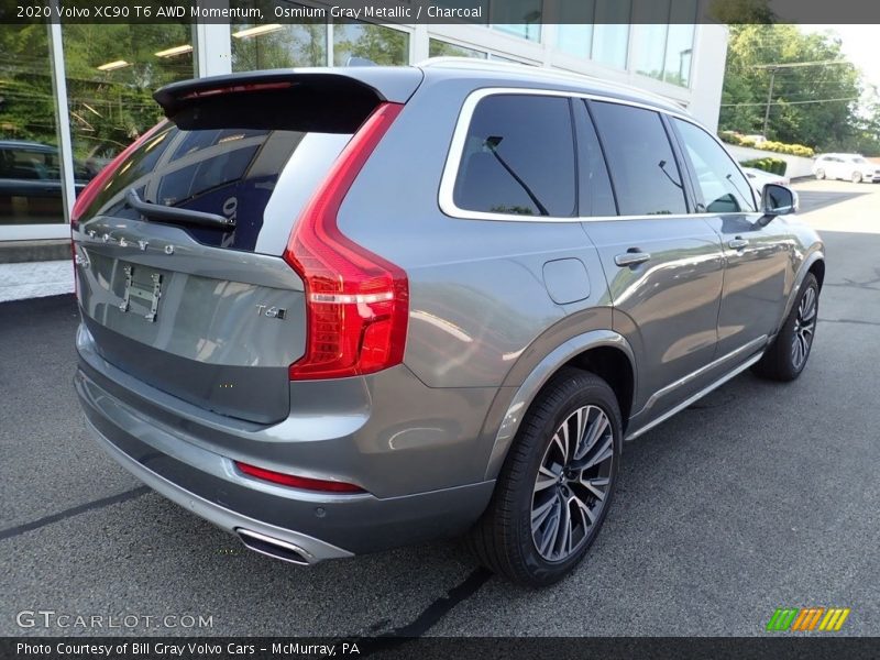 Osmium Gray Metallic / Charcoal 2020 Volvo XC90 T6 AWD Momentum