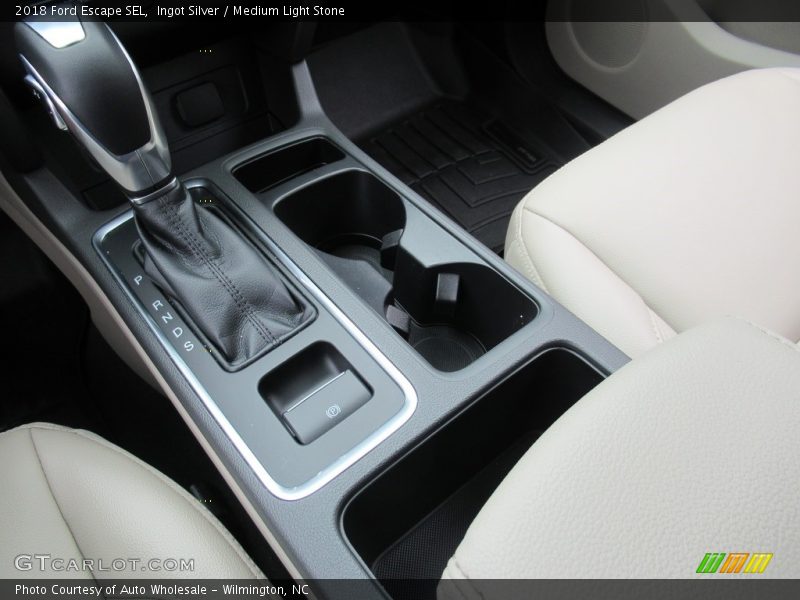 Ingot Silver / Medium Light Stone 2018 Ford Escape SEL