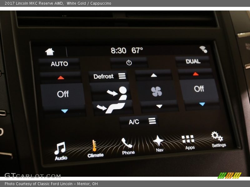 White Gold / Cappuccino 2017 Lincoln MKC Reserve AWD