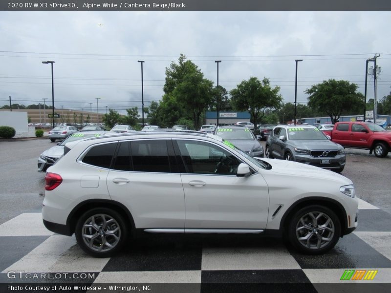 Alpine White / Canberra Beige/Black 2020 BMW X3 sDrive30i