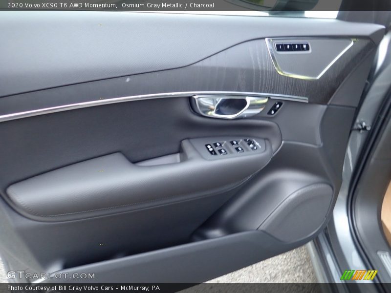 Osmium Gray Metallic / Charcoal 2020 Volvo XC90 T6 AWD Momentum