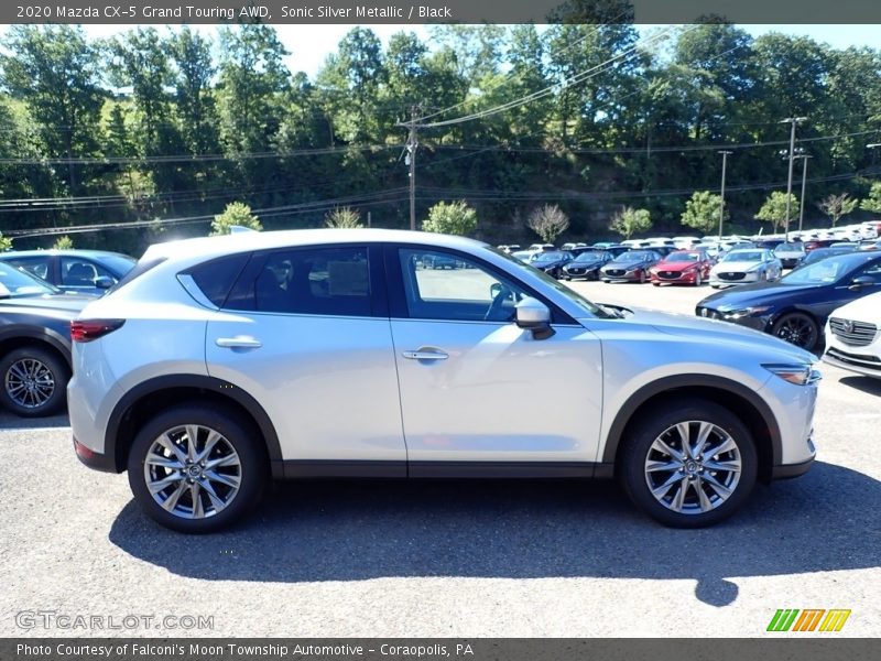 Sonic Silver Metallic / Black 2020 Mazda CX-5 Grand Touring AWD