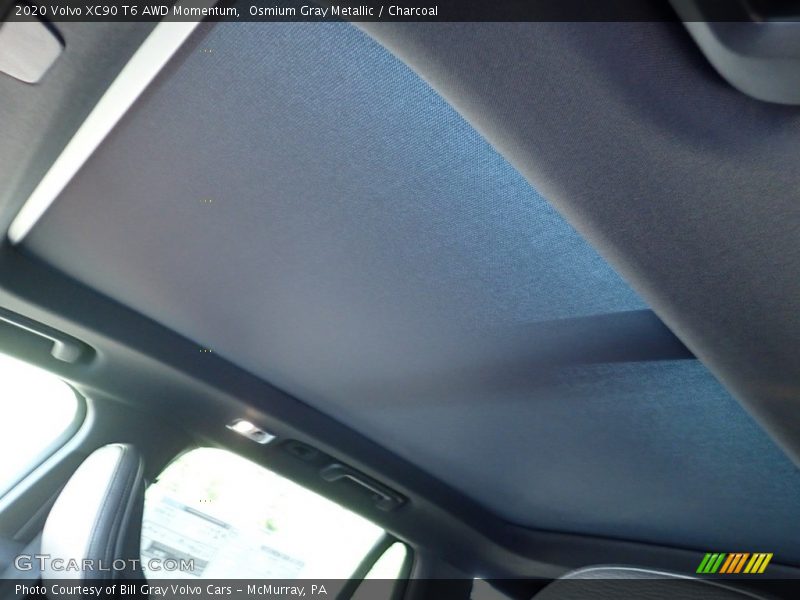 Osmium Gray Metallic / Charcoal 2020 Volvo XC90 T6 AWD Momentum