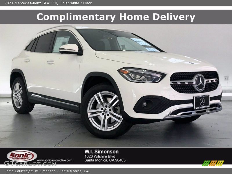 Polar White / Black 2021 Mercedes-Benz GLA 250