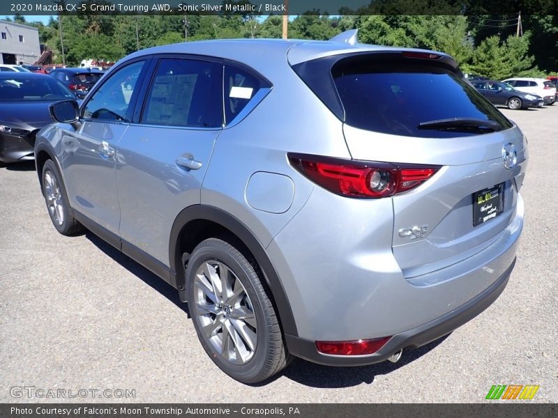 Sonic Silver Metallic / Black 2020 Mazda CX-5 Grand Touring AWD