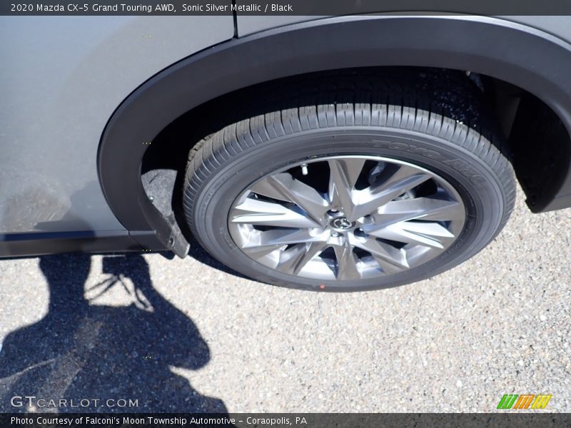 Sonic Silver Metallic / Black 2020 Mazda CX-5 Grand Touring AWD