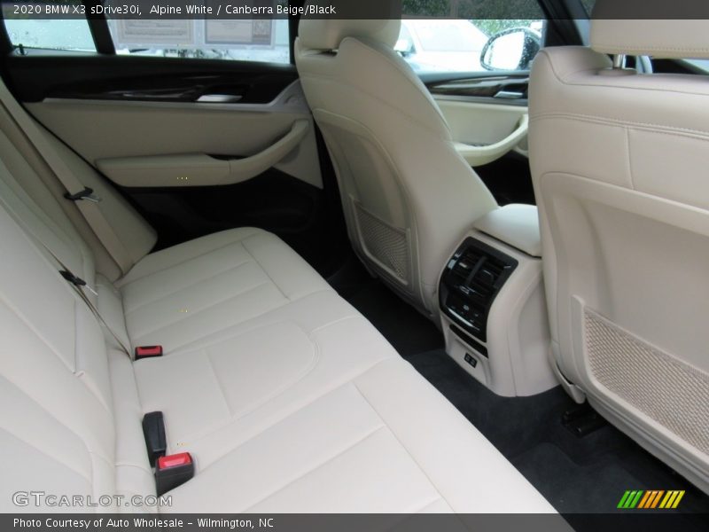 Alpine White / Canberra Beige/Black 2020 BMW X3 sDrive30i