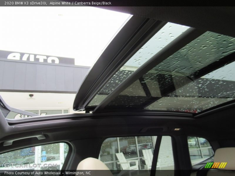 Alpine White / Canberra Beige/Black 2020 BMW X3 sDrive30i