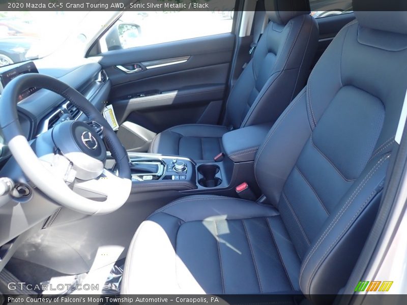 Sonic Silver Metallic / Black 2020 Mazda CX-5 Grand Touring AWD