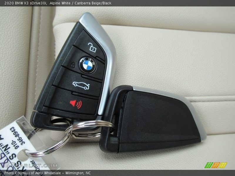Alpine White / Canberra Beige/Black 2020 BMW X3 sDrive30i