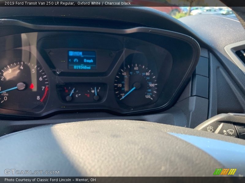 Oxford White / Charcoal black 2019 Ford Transit Van 250 LR Regular