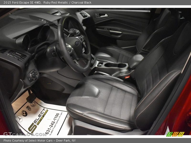 Ruby Red Metallic / Charcoal Black 2015 Ford Escape SE 4WD