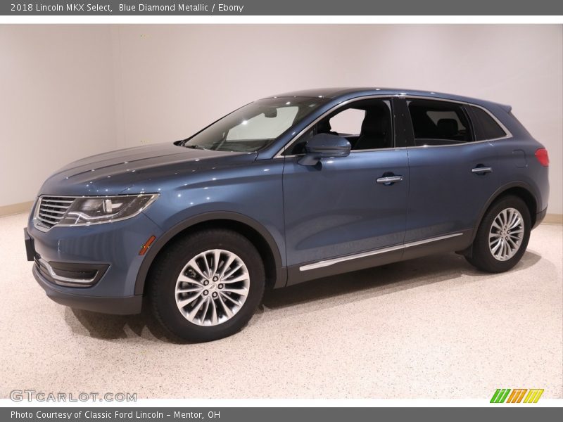 Blue Diamond Metallic / Ebony 2018 Lincoln MKX Select