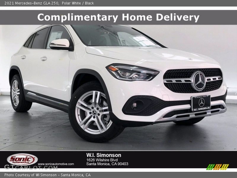 Polar White / Black 2021 Mercedes-Benz GLA 250