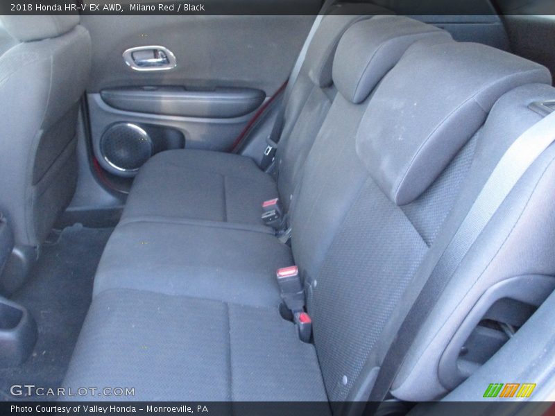 Milano Red / Black 2018 Honda HR-V EX AWD