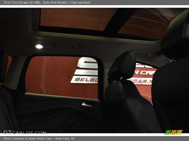 Ruby Red Metallic / Charcoal Black 2015 Ford Escape SE 4WD
