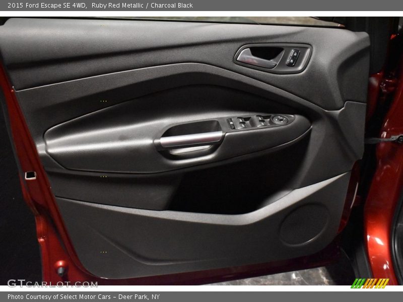 Ruby Red Metallic / Charcoal Black 2015 Ford Escape SE 4WD