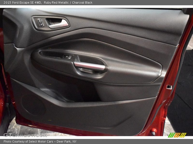Ruby Red Metallic / Charcoal Black 2015 Ford Escape SE 4WD