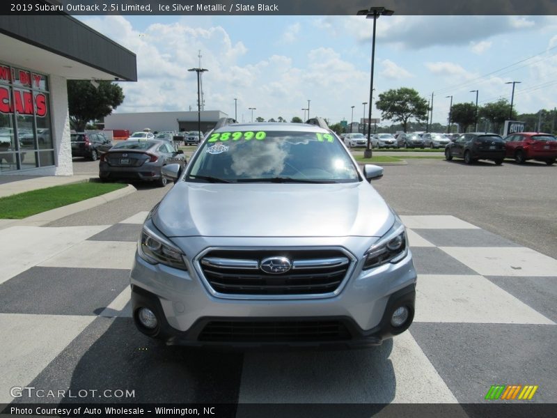 Ice Silver Metallic / Slate Black 2019 Subaru Outback 2.5i Limited