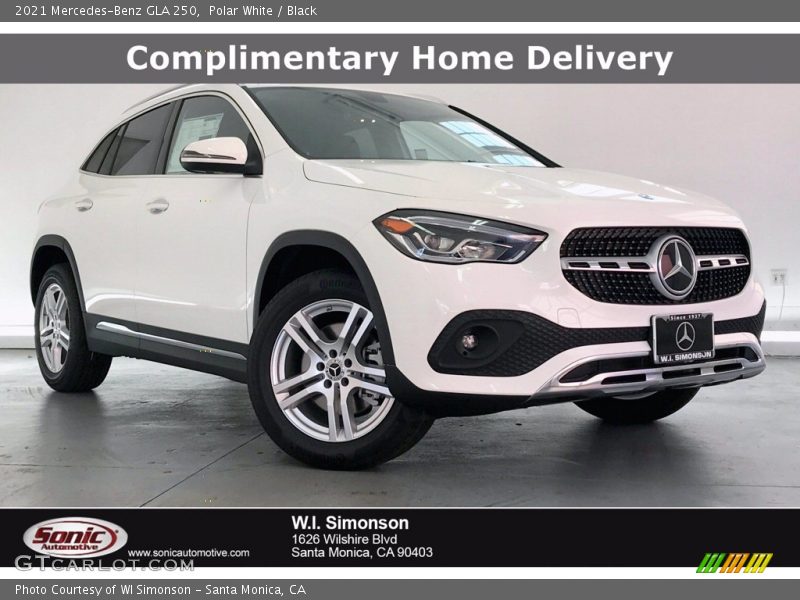 Polar White / Black 2021 Mercedes-Benz GLA 250