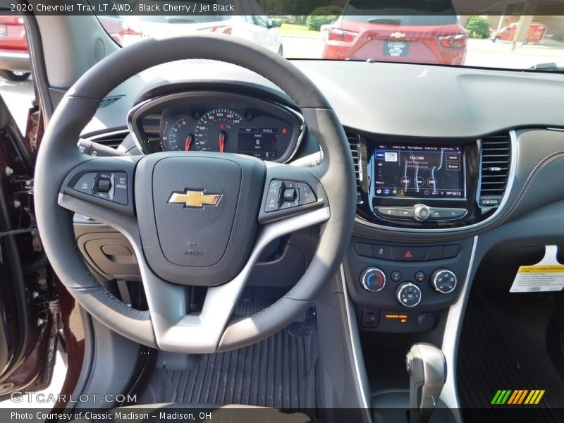Black Cherry / Jet Black 2020 Chevrolet Trax LT AWD