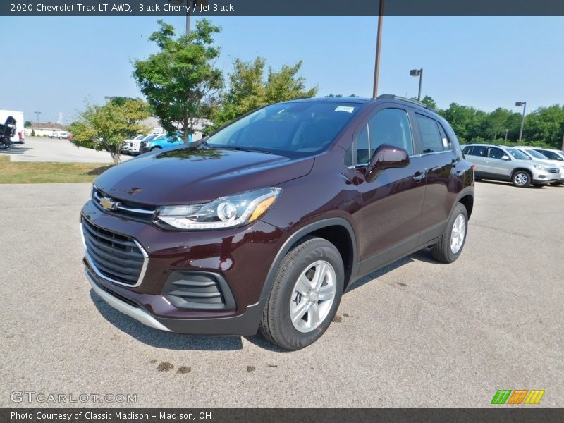 Black Cherry / Jet Black 2020 Chevrolet Trax LT AWD