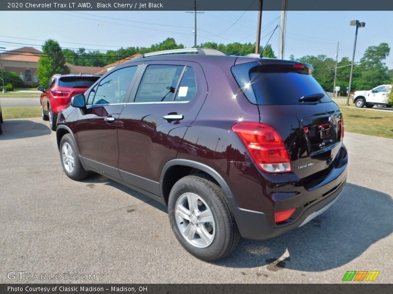Black Cherry / Jet Black 2020 Chevrolet Trax LT AWD