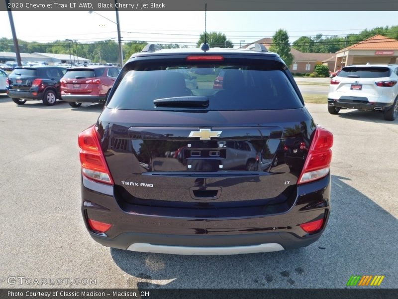 Black Cherry / Jet Black 2020 Chevrolet Trax LT AWD