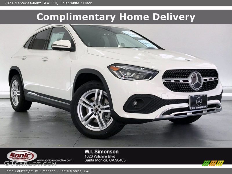 Polar White / Black 2021 Mercedes-Benz GLA 250